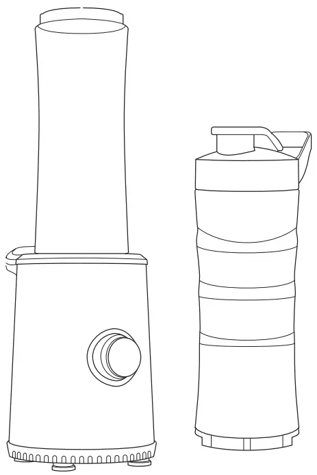 KitchenBrothers KB710 Mini Blender -