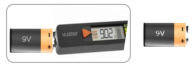 LA CROSSE TECHNOLOGY 911-143 Battery Tester - Fig 4