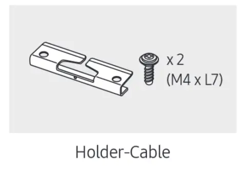 SAMSUNG LST7T 55 Inch Class Outdoor QLED Smart TV - cable