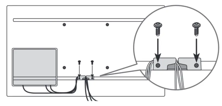 SAMSUNG LST7T 55 Inch Class Outdoor QLED Smart TV - cable1