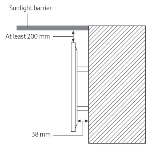 SAMSUNG LST7T 55 Inch Class Outdoor QLED Smart TV - cable12