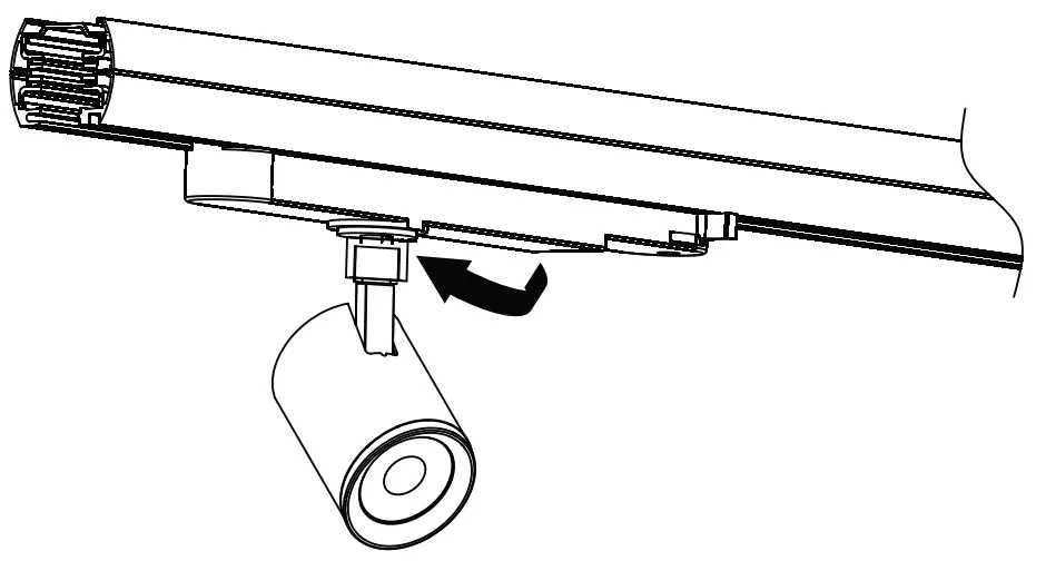 One LIGHT 65654CTT Track Spotlight LED - assembly 8