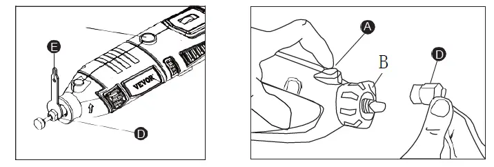 VEVOR 170W-120V Mini Grinder 3