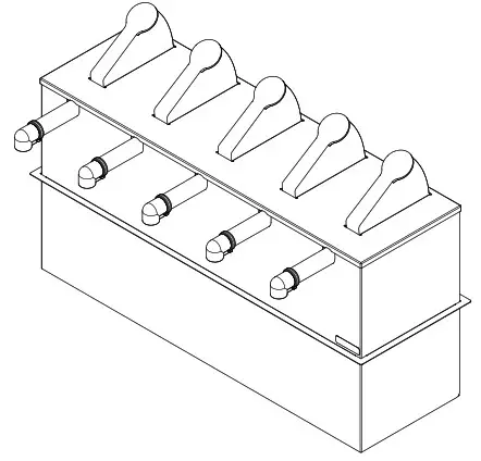 SERVER SE-SS Rectangular Single Stand- Fig 18