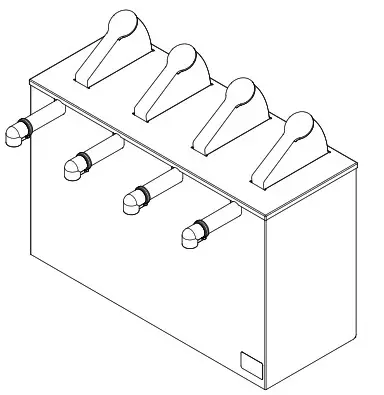 SERVER SE-SS Rectangular Single Stand- fig 13
