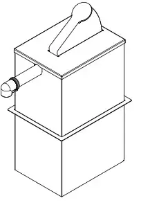 SERVER SE-SS Rectangular Single Stand- fig 15