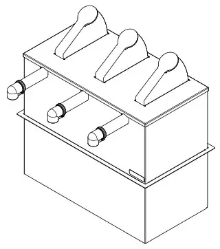 SERVER SE-SS Rectangular Single Stand- fig 17