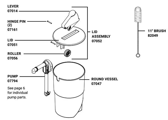 SERVER SE-SS Rectangular Single Stand- fig7