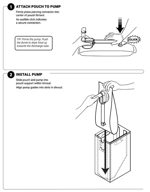 SERVER SE-SS Rectangular Single Stand- set up