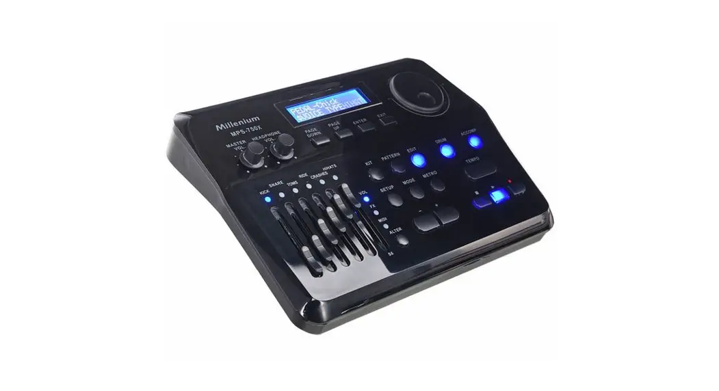 Millenium Mps-750x E-drum Module User Manual Millenium Mps-750x E-drum Module User Manual