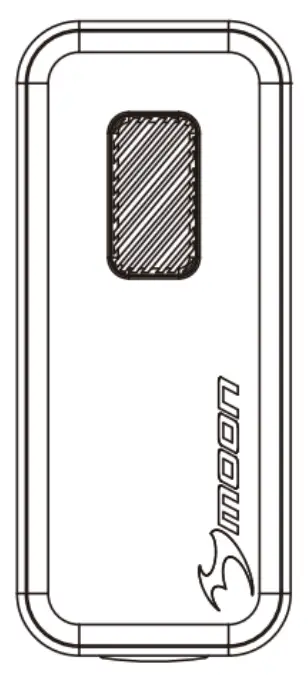 moon Helix Lite Rechargeable Battery Rear Light 