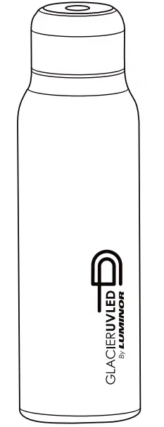 Luminor GLACIER UV LED Water Bottle - icon 2