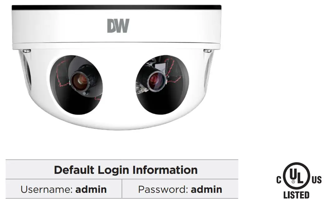 Dwc-pz21m69tw Mega Pix Pano Panoramic View Ip Camera User Guide