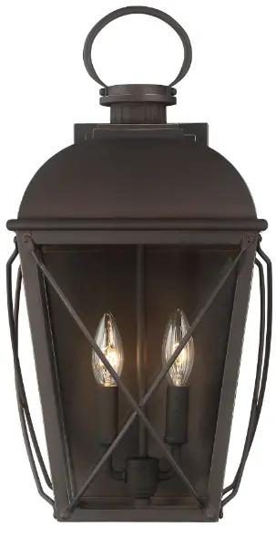 SIGNATURE-HARDWARE-476907-20-Inch-Fair-Avenue-2-Light-Outdoor-Entrance-Wall-Sconce-PRO