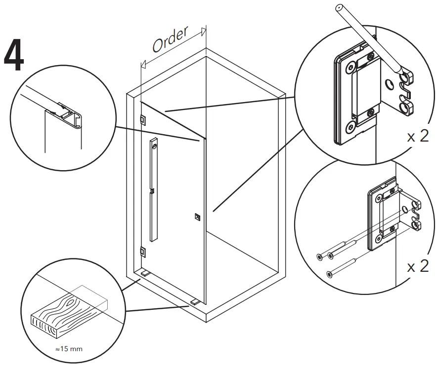 INR ARC 12 Original Shower - INSTALLATION 2