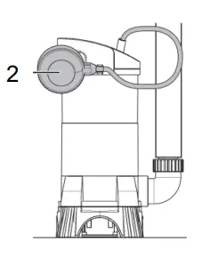 westfalia 937816 Submersible Sump Pump - Manual Operation