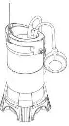 westfalia 937816 Submersible Sump Pump - delivery height