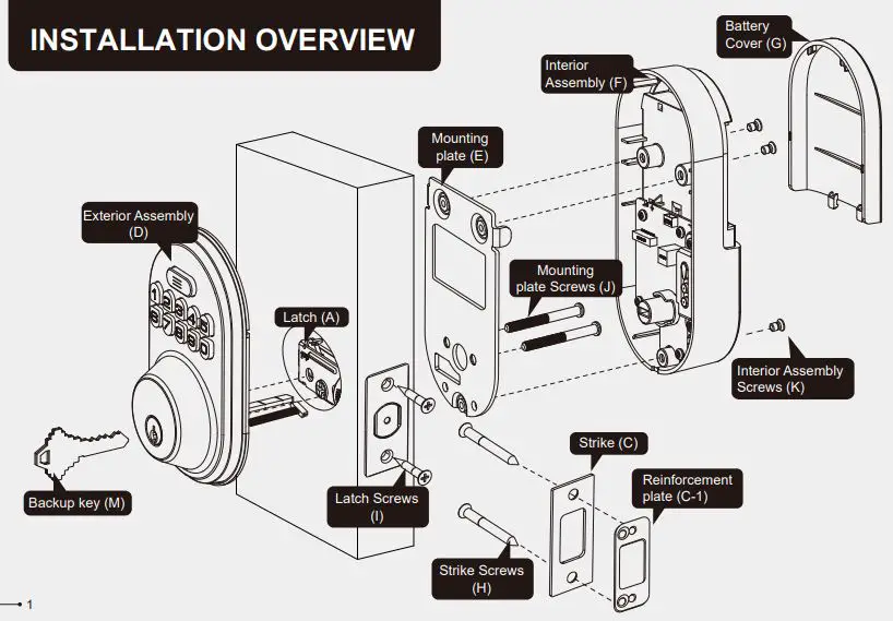 OrangeLion-Keypad-Digital-Deadbolt-fig-1