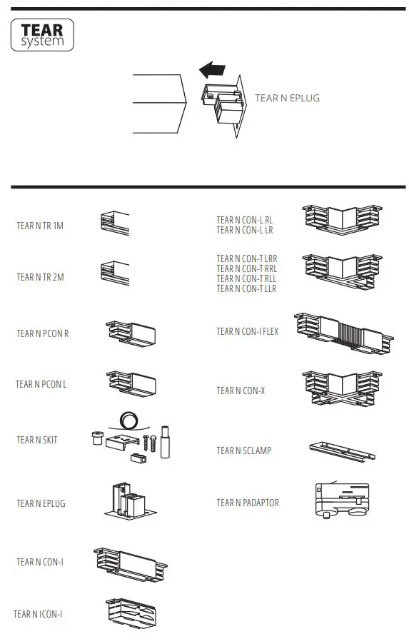 Kanlux RC-PCON W TEAR N Electrical Supply Track Systems User Manual - How to use