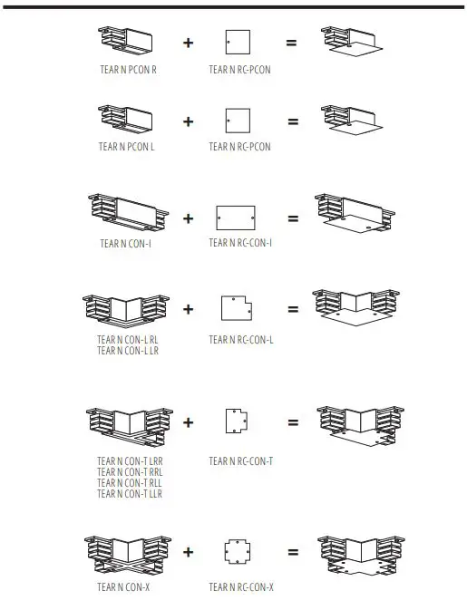 Kanlux RC-PCON W TEAR N Electrical Supply Track Systems User Manual - How to use