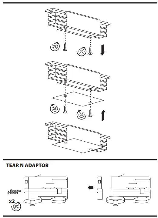 Kanlux RC-PCON W TEAR N Electrical Supply Track Systems User Manual - How to use