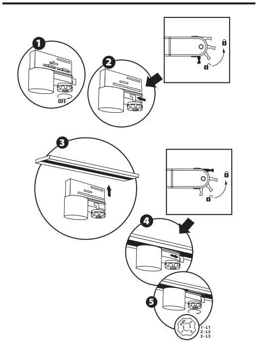 Kanlux RC-PCON W TEAR N Electrical Supply Track Systems User Manual - How to use