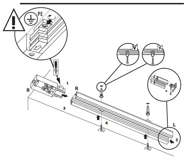 Kanlux RC-PCON W TEAR N Electrical Supply Track Systems User Manual - How to use