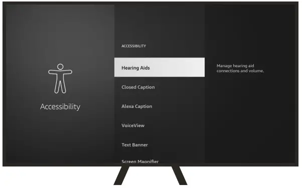 firetv Audio Streaming for Bluetooth Hearing Aids and Devices - Remember that Bluetooth hearing aids
