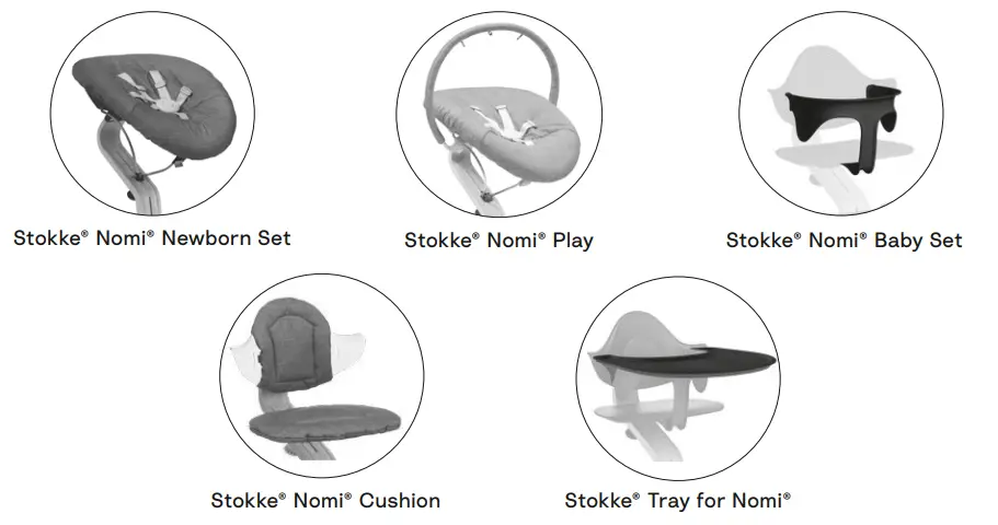STOKKE Nomi Baby Set Chair - Accessories