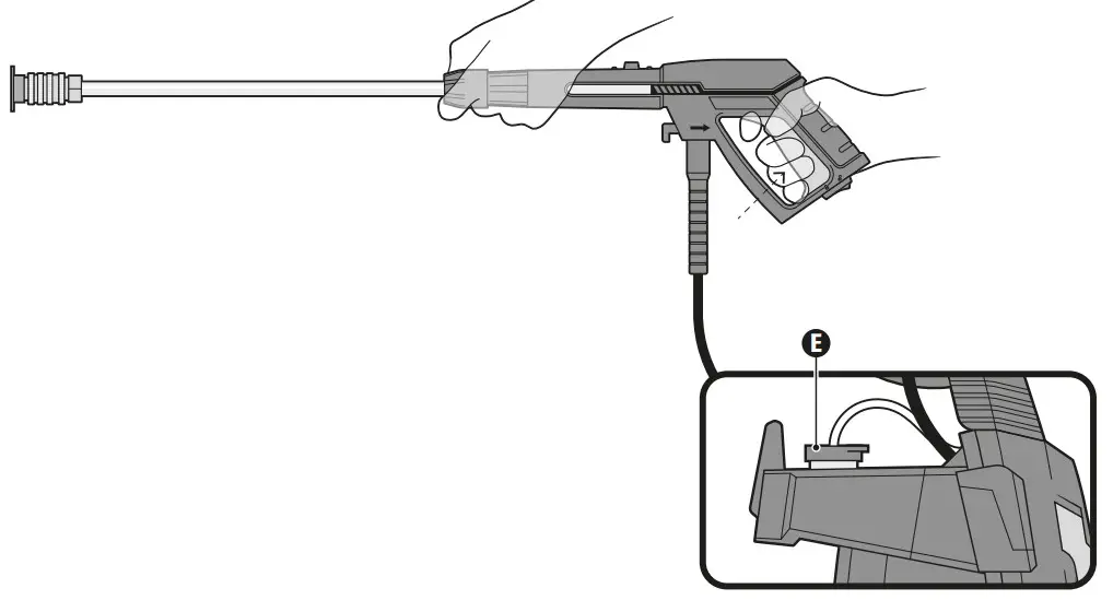 TRUPER HILA-2000X Electric Pressure Washer - floor