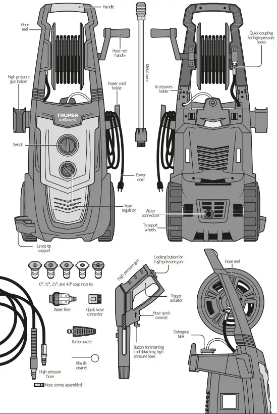 TRUPER HILA-2000X Electric Pressure Washer - personal 2