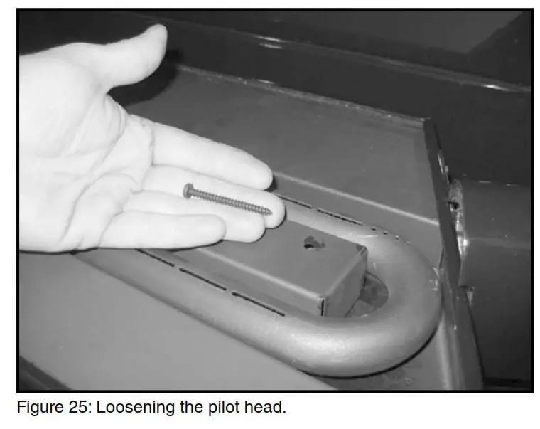 TOWN COUNTRY TC36D Black Diamond Burner Kit - Loosening