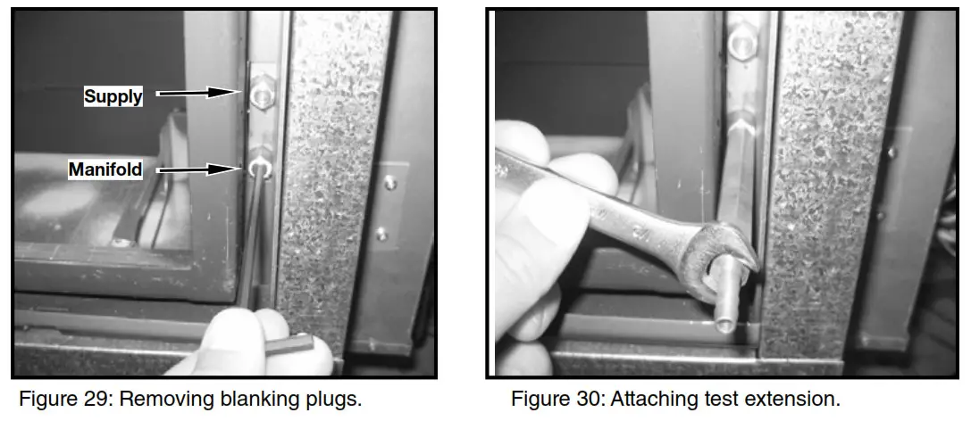 TOWN COUNTRY TC36D Black Diamond Burner Kit - extension