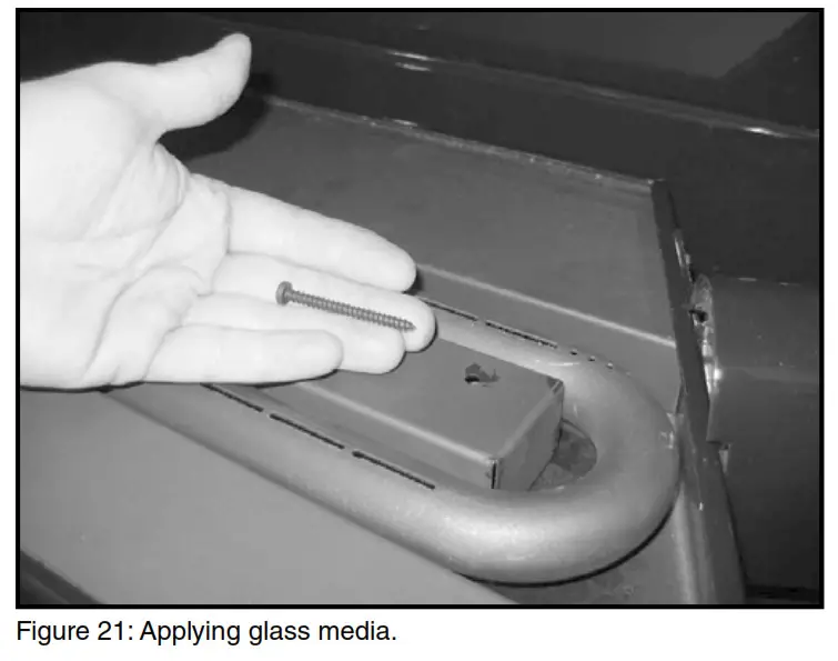 TOWN COUNTRY TC36D Black Diamond Burner Kit - glass