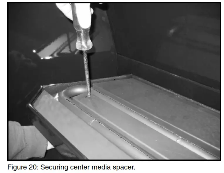 TOWN COUNTRY TC36D Black Diamond Burner Kit - media spacer