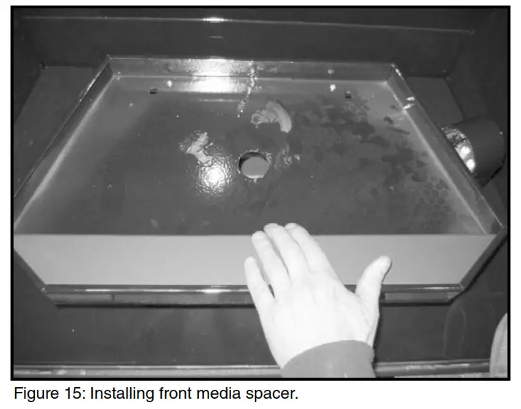 TOWN COUNTRY TC36D Black Diamond Burner Kit - media spacer