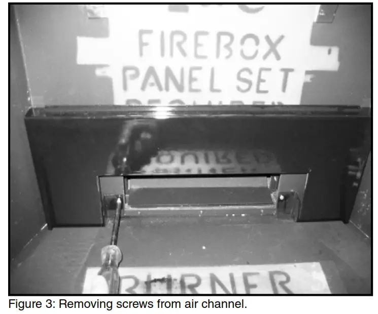 TOWN COUNTRY TC36D Black Diamond Burner Kit - screws