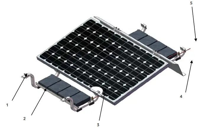 PV-ezRACK-PZ30-M01-14 Solar Base Low Ballasted Flat-Roof-System-fig-3