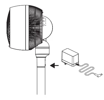 acerpure AF551-20W Air Circulator Fan Series - AC adapter