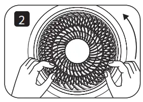 acerpure AF551-20W Air Circulator Fan Series - powered 1