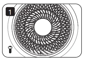 acerpure AF551-20W Air Circulator Fan Series - powered