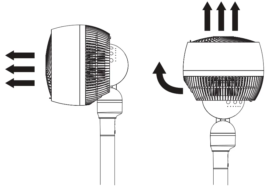 acerpure AF551-20W Air Circulator Fan Series - vertical