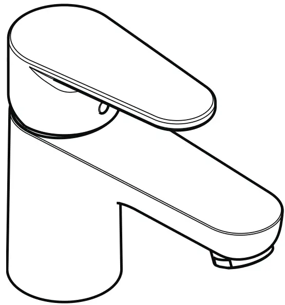 hansgrohe 31614000 Talis E2 Single Lever Basin Mixer Tap