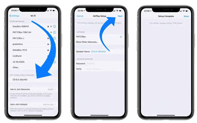 Network installation (LAN, WiFi)