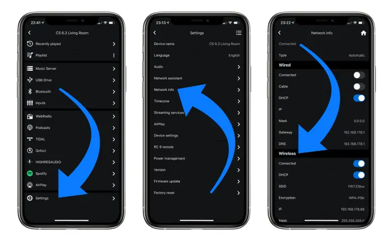 Network installation (LAN, WiFi)