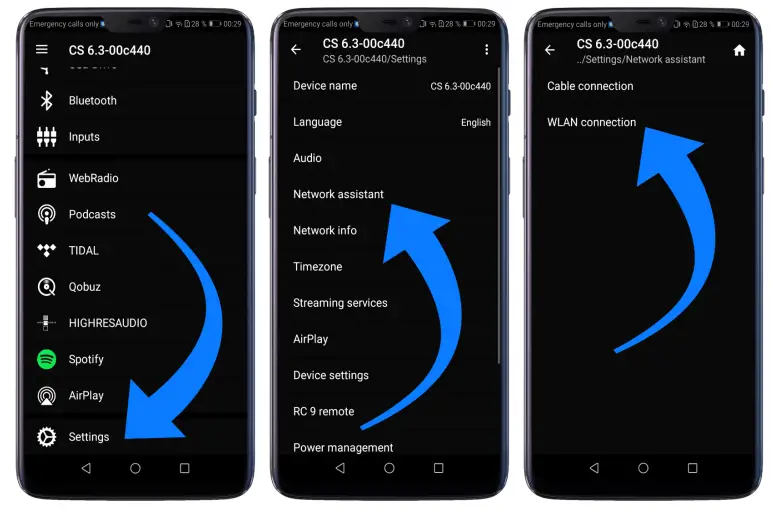 Network installation (LAN, WiFi)