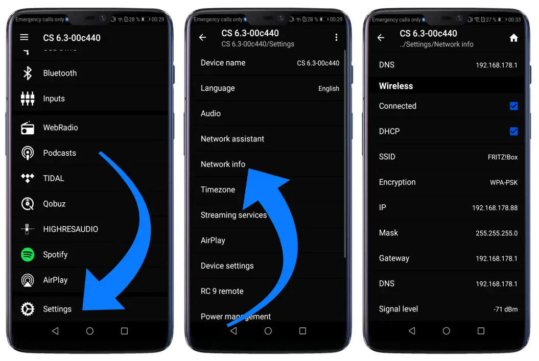 Network installation (LAN, WiFi)