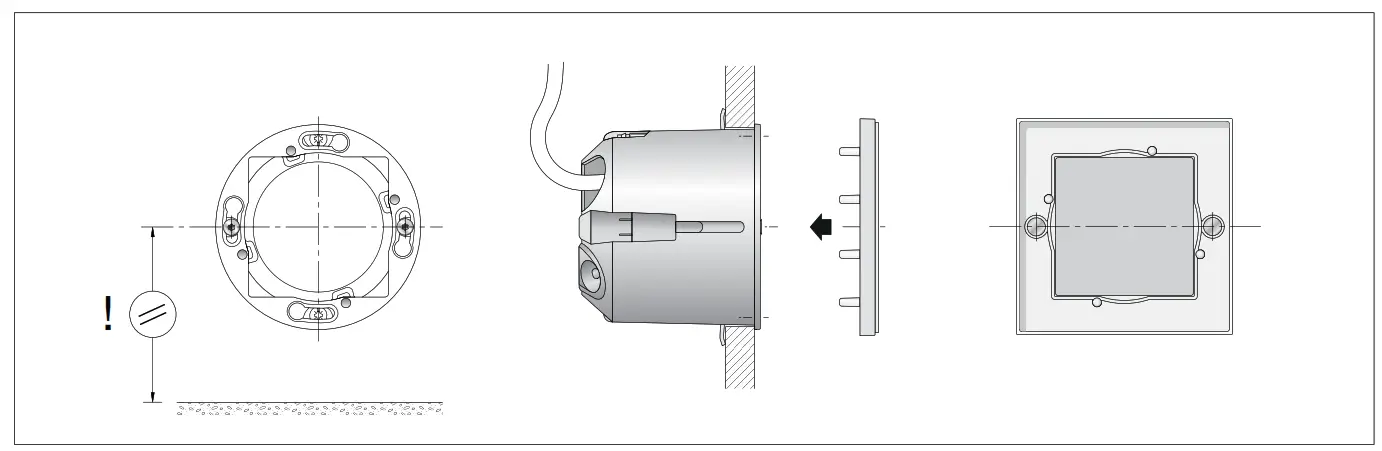 BEGA 50141.2 LED Recessed Wall Luminaire - Fig1
