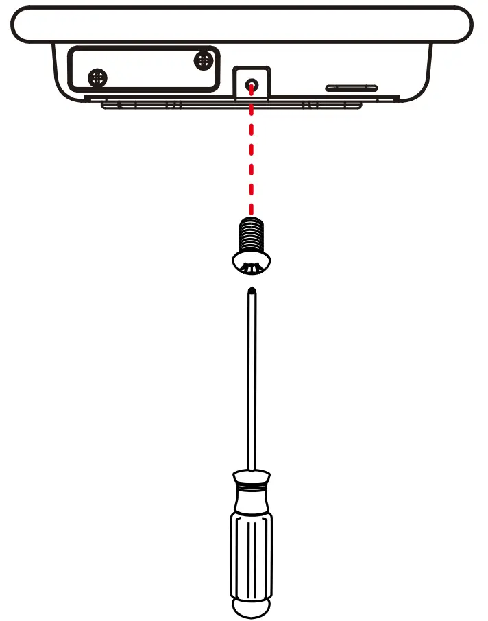 Installation on the wall