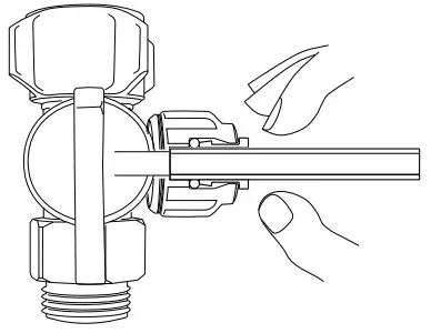 Puretec SPARQ H2 Instant Hot and Ambient Filtered Water Appliance - Fitting 2